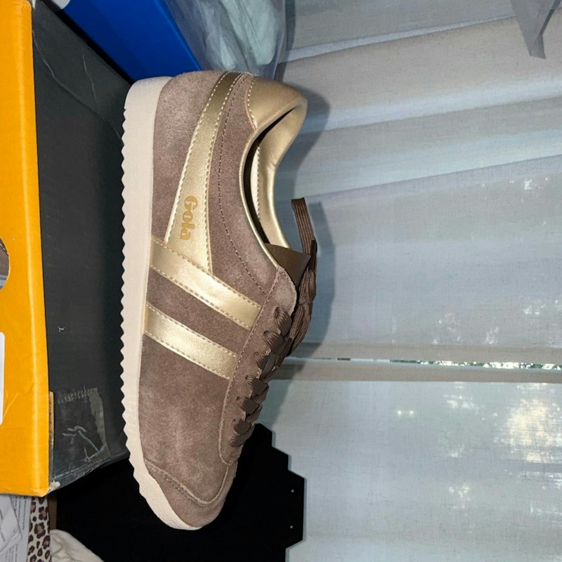 Gola Bullet Chocolate Brown Gold Metallic (Women's)