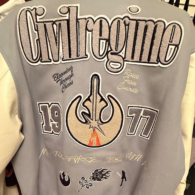 Civil Regime Star Wars Varsity Jacket Grey