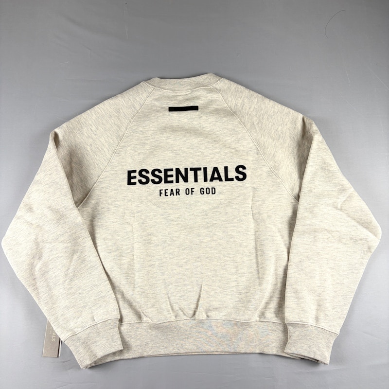 Fear of God Essentials Crewneck Sweatshirt Heather Oatmeal