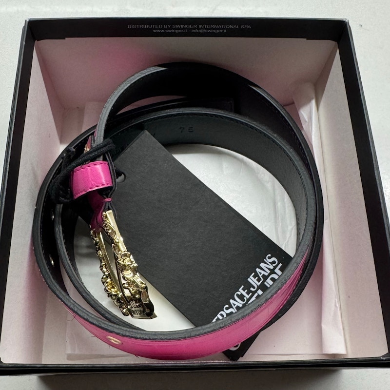 Versace Jeans Couture Belt Black Pink