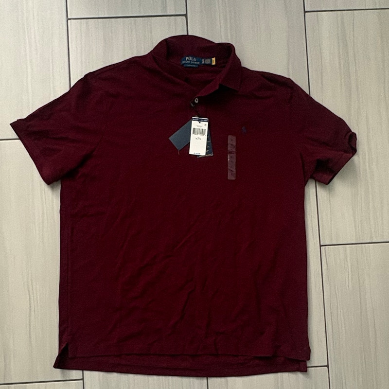 Polo Ralph Lauren Classic Fit Polo Shirt Burgundy