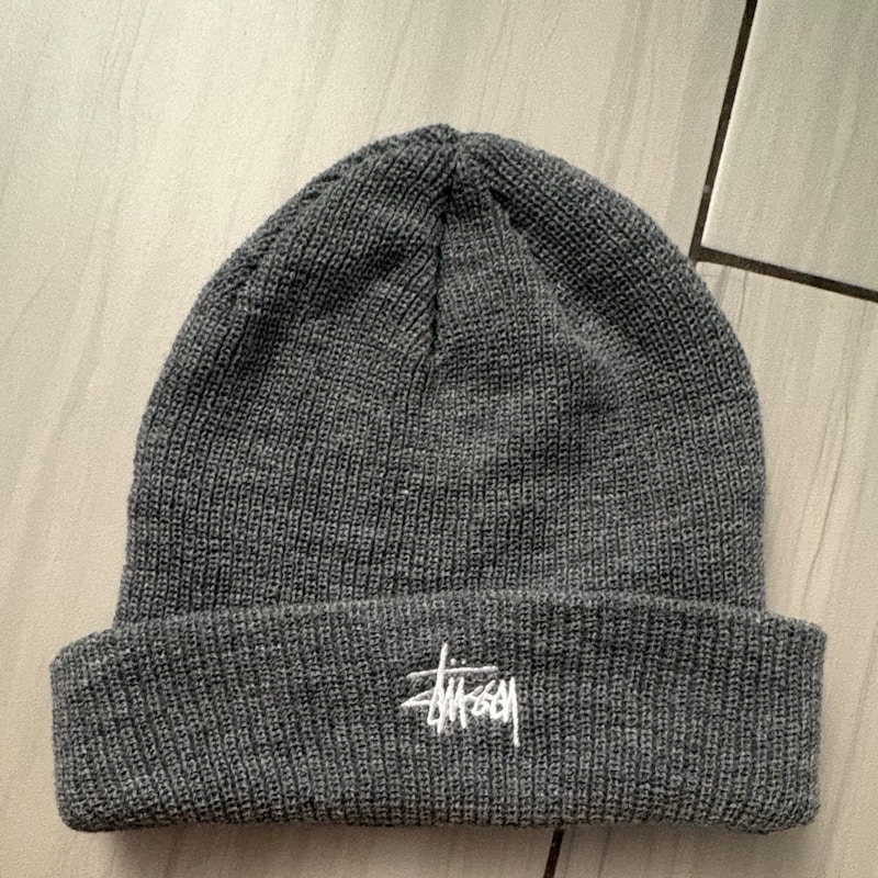 Stüssy Stock Cuff Beanie Grey