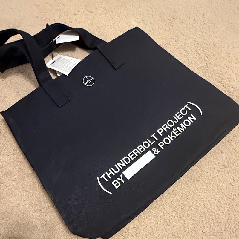 Thunderbolt Project By Pokémon Tote Bag Black
