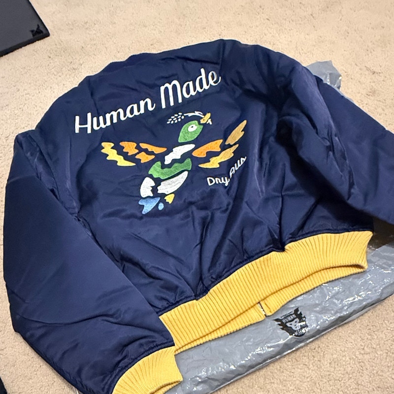 Human Made Bomber Jacket Navy