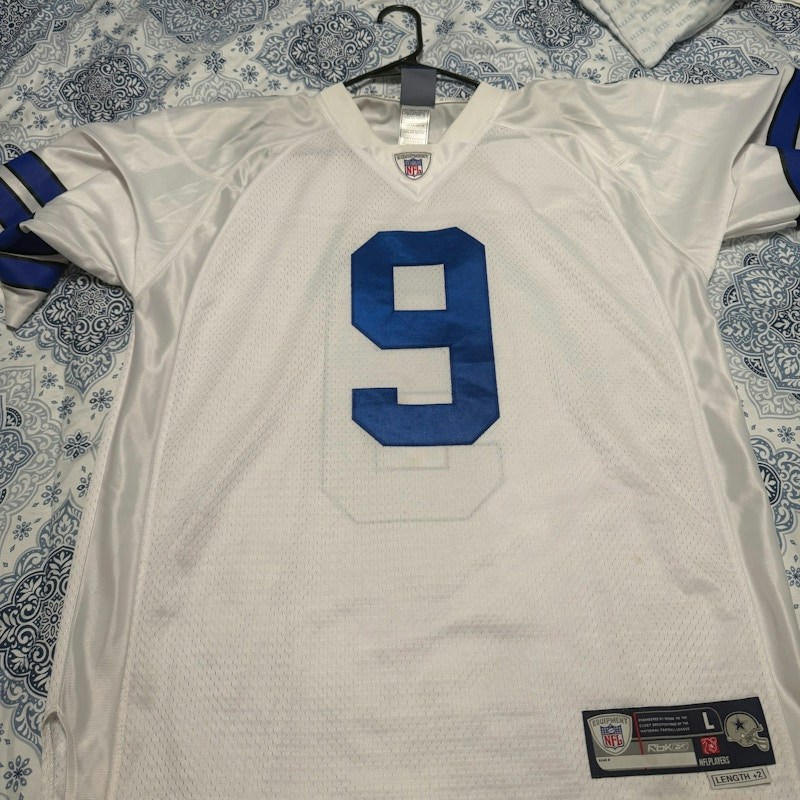 Reebok Dallas Cowboys Tony Romo Jersey White