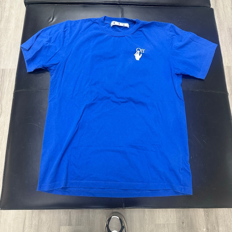Off-White Cut Here Arrows T-Shirt Blue