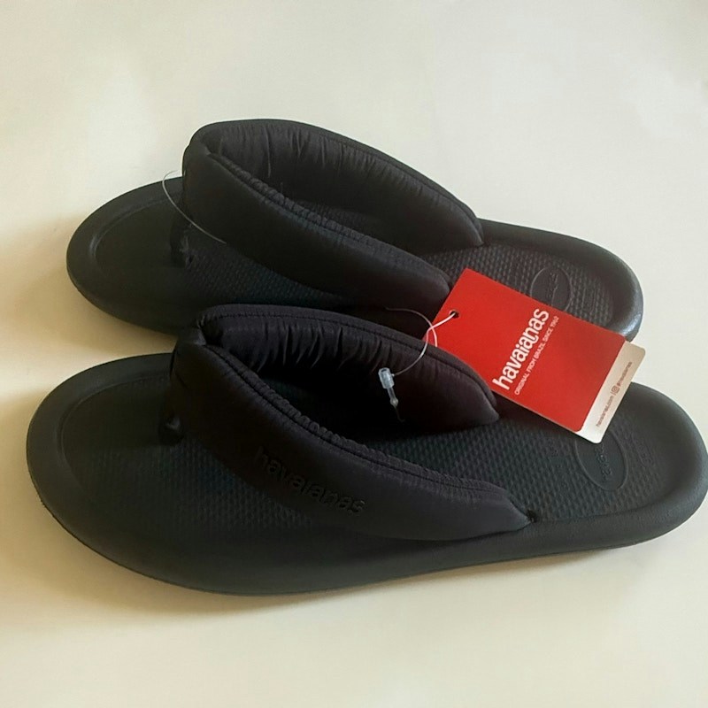 Havaianas Maxi Puffed Flip Flops Black (Women's)
