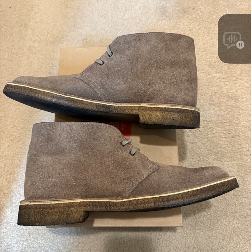 Clarks Originals Desert Boot Taupe Suede