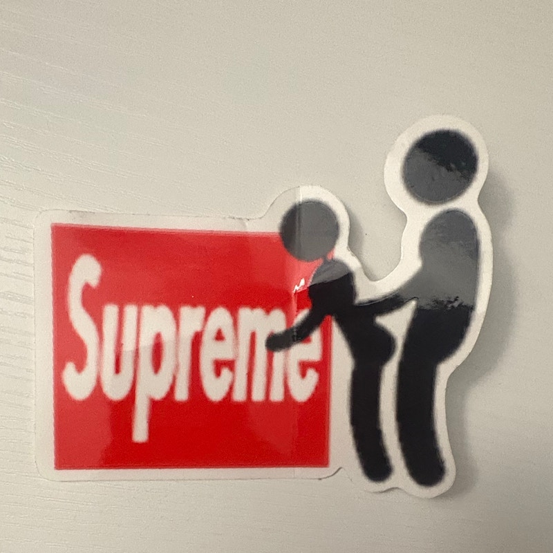 Supreme Stick Box Logo Sticker