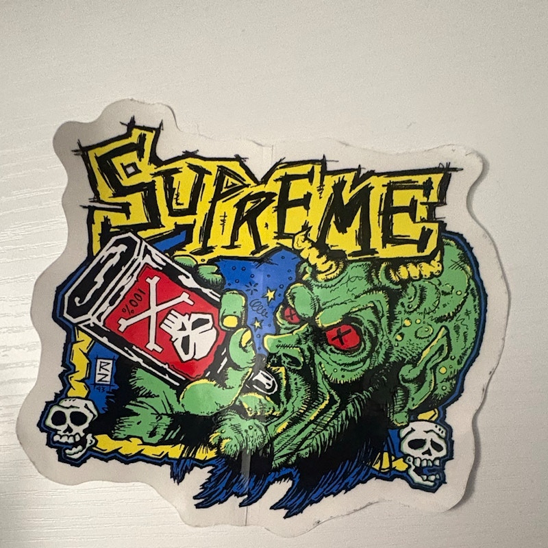Supreme Rob Zombie Sticker