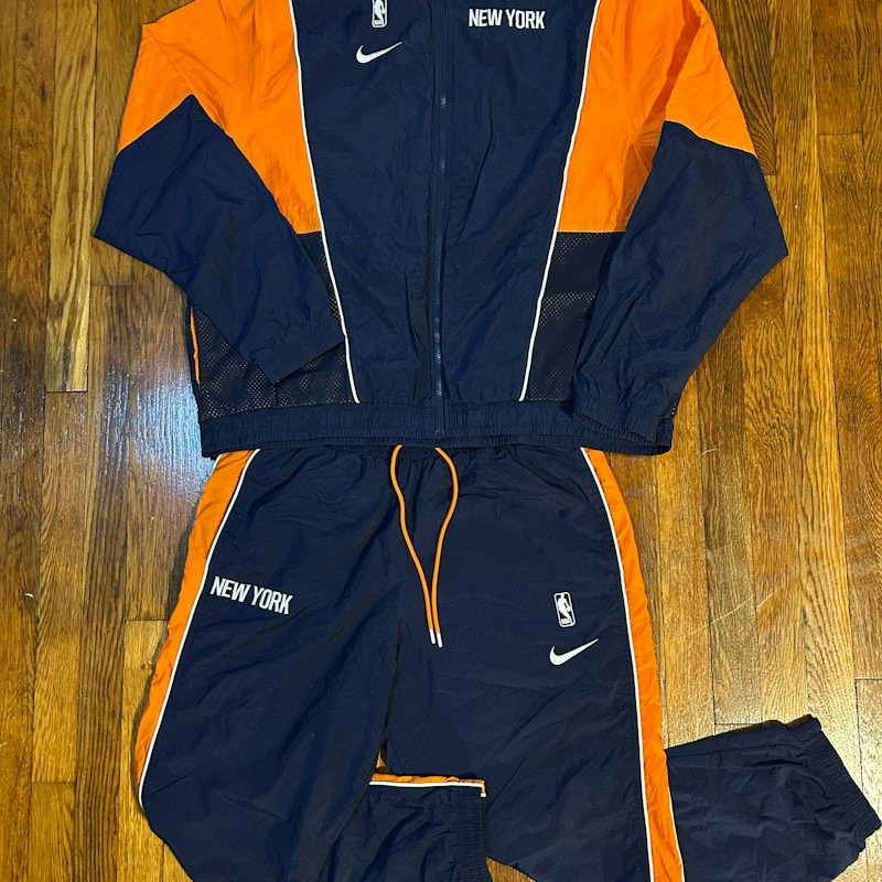 Nike NBA New York Knicks City Edition Full-Zip Warm-Up Tracksuit