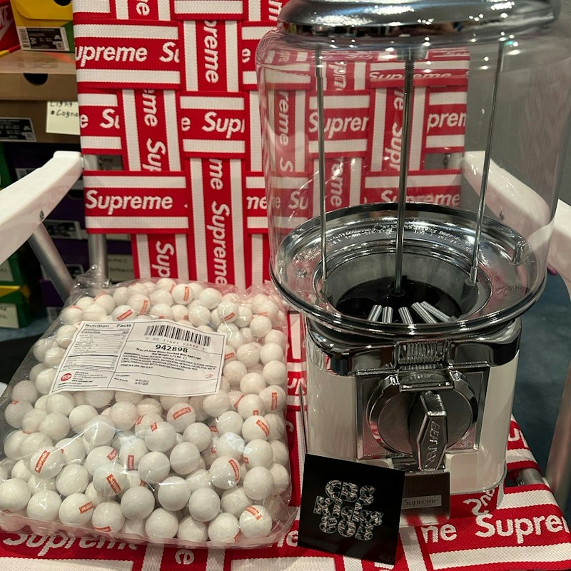 Supreme Gumball Machine White