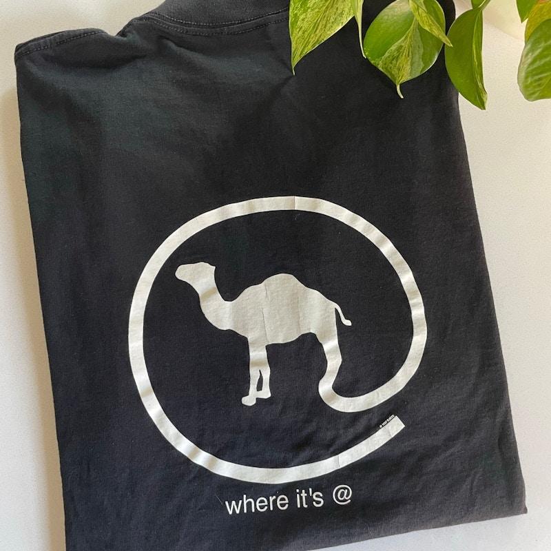 1997 Camel Where It's @ T-Shirt Black