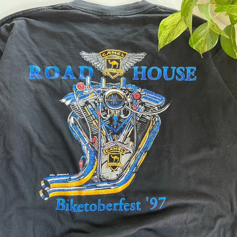 Camel Road House Biketoberfest '97 T-Shirt Black