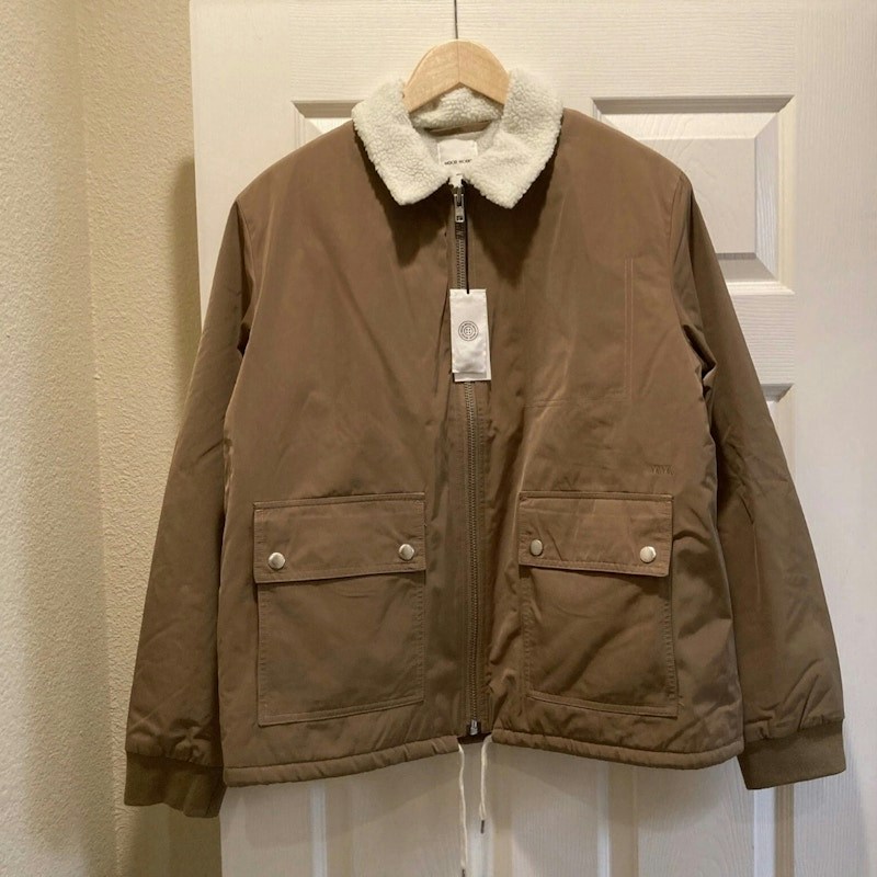 Wood Wood Clark Work Jacket Khaki
