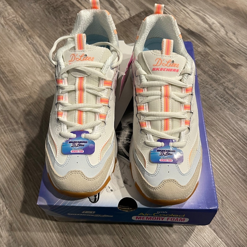 Skechers D'Lites Bold Views Natural Multicolor (Women's)