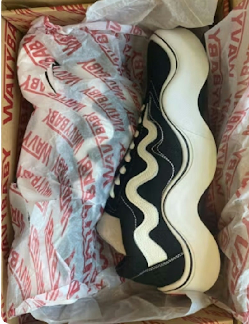 MSCHF Wavy Baby Black White