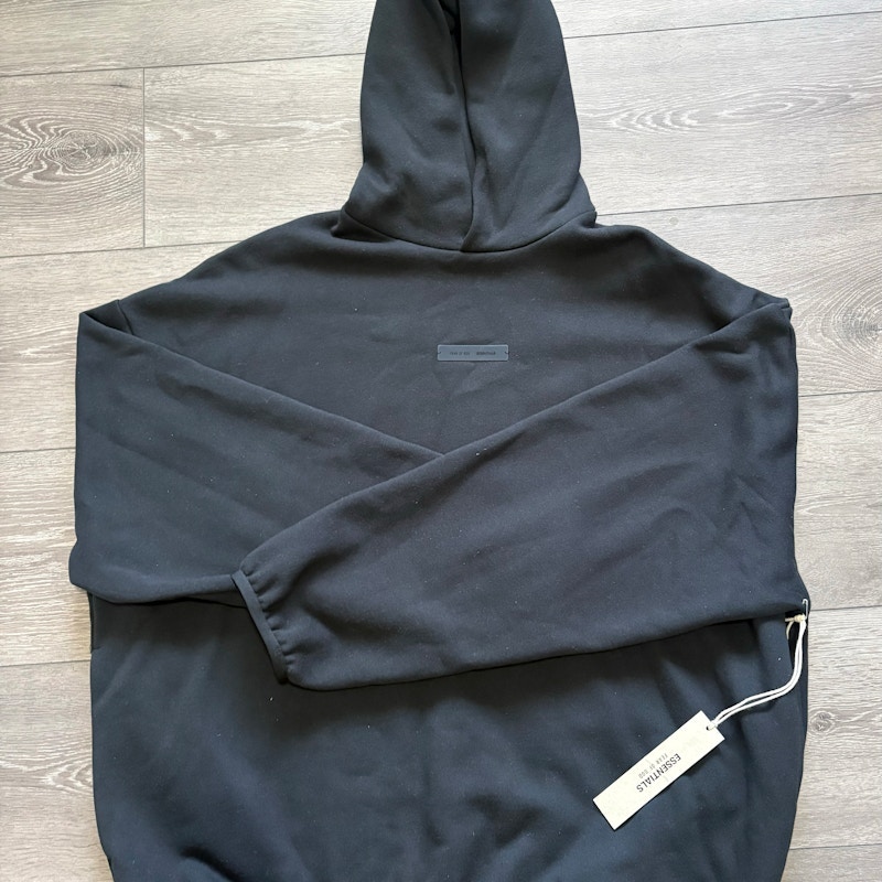 Fear of God Essentials Hoodie Black