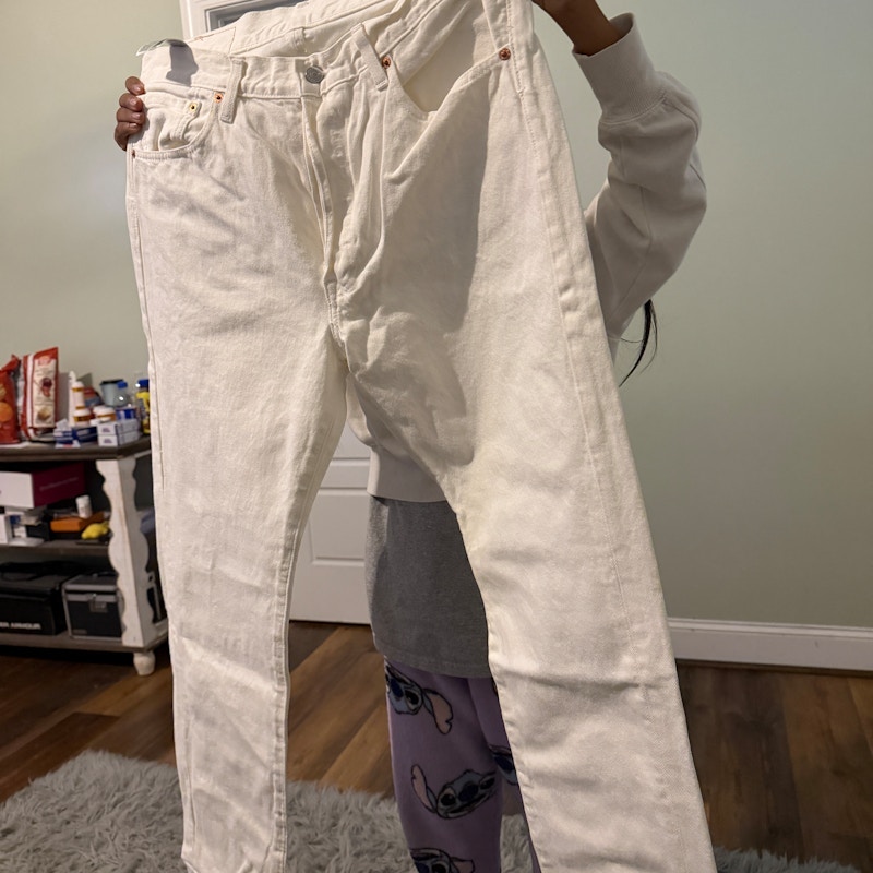 Levi's x Denim Tears 501 Jeans White