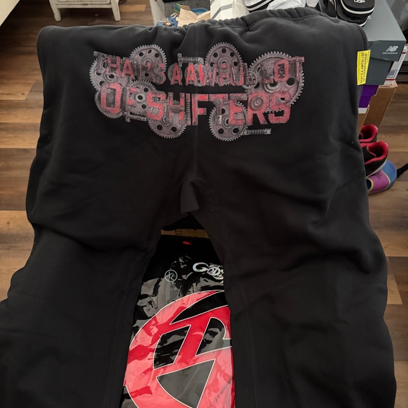 That's An Awful Lot Of Cough Syrup Shifters Sweatpants Black