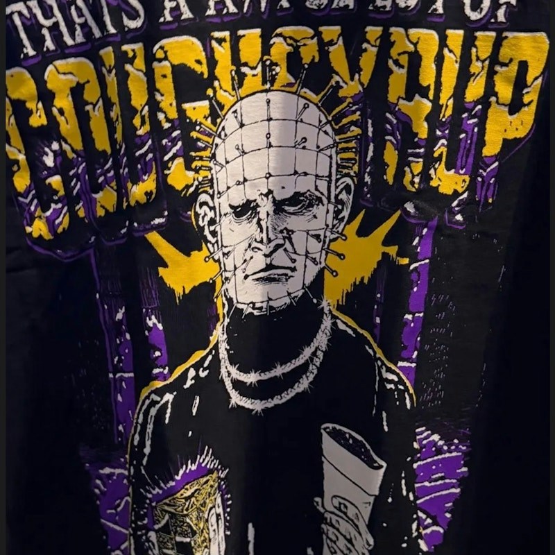 That's A Awful Lot Of Cough Syrup-Hellraiser T-Shirt Black