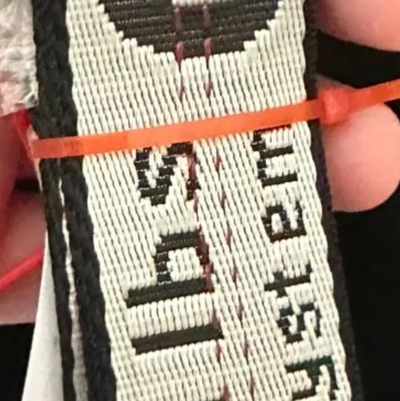 Off-White Industrial Belt Silver and Black