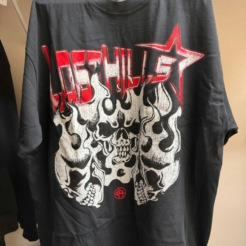 Lost Hills Come Get Lost Skull T-Shirt Black
