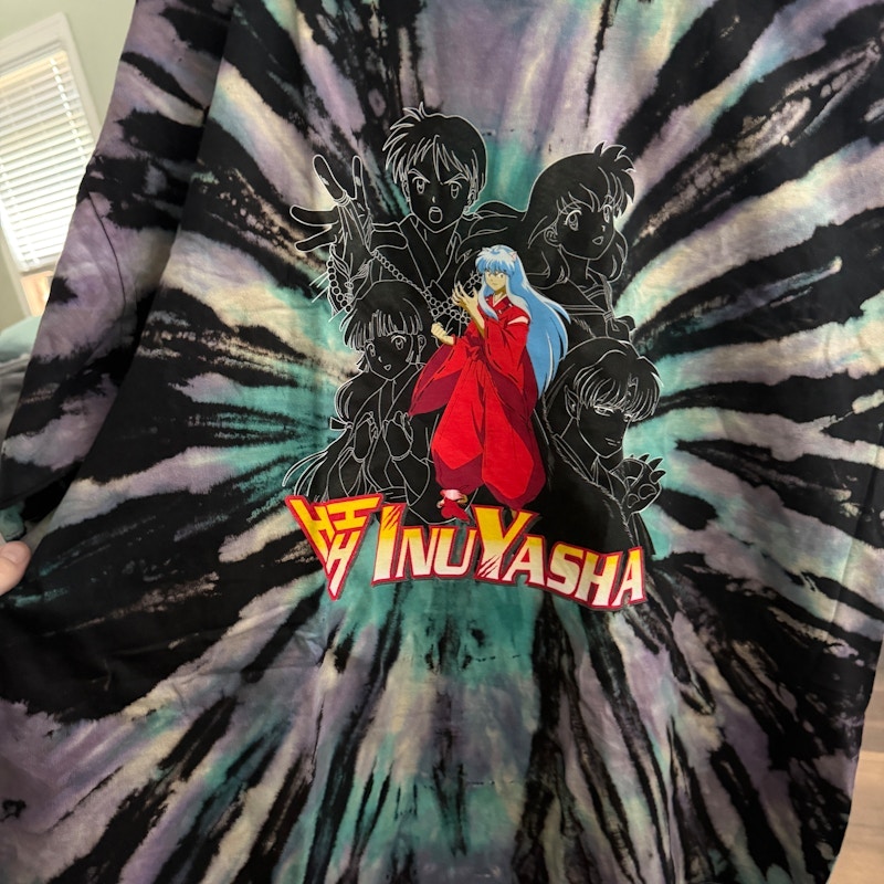 Hypland InuYasha Tie Dye T-Shirt Black
