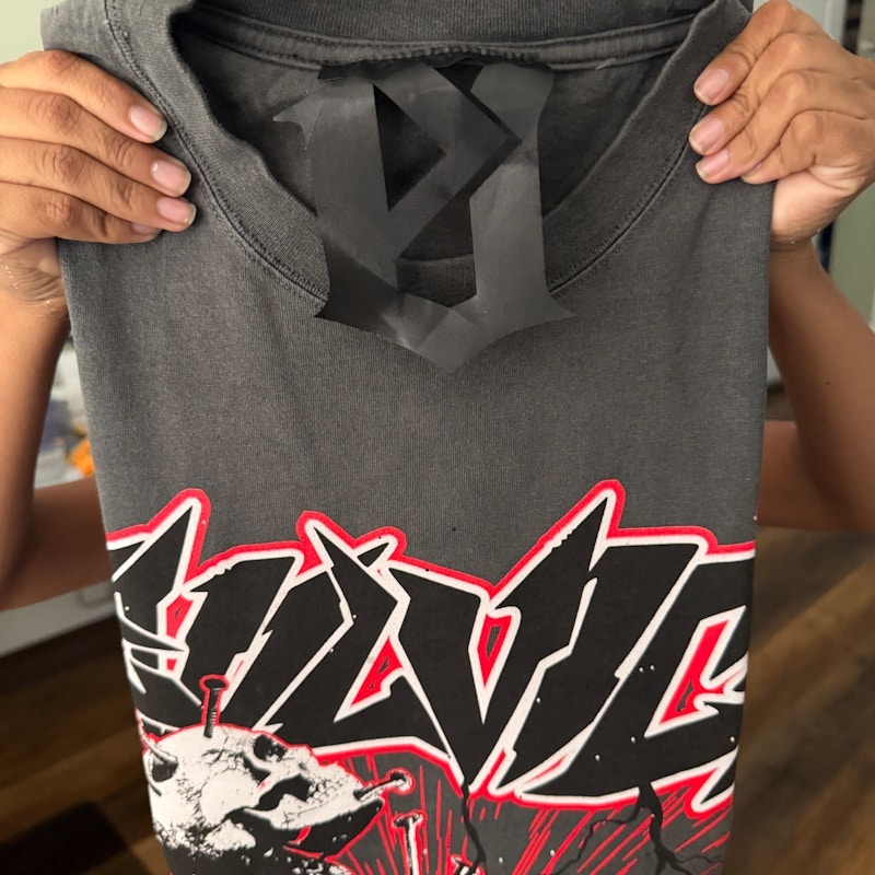 Evil Vice Graphic T-Shirt Grey
