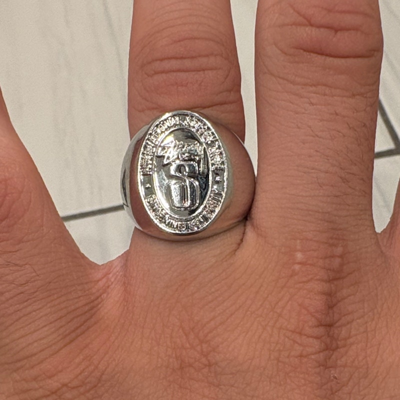 Stüssy International Stussy Tribe Ring Silver