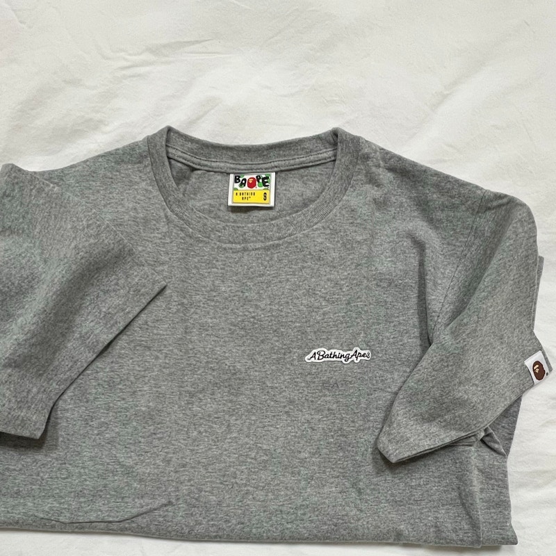 A Bathing Ape Ape Head Logo T-Shirt Heather Grey