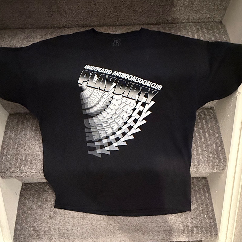 Anti Social Social Club Play Dirty T-Shirt Black