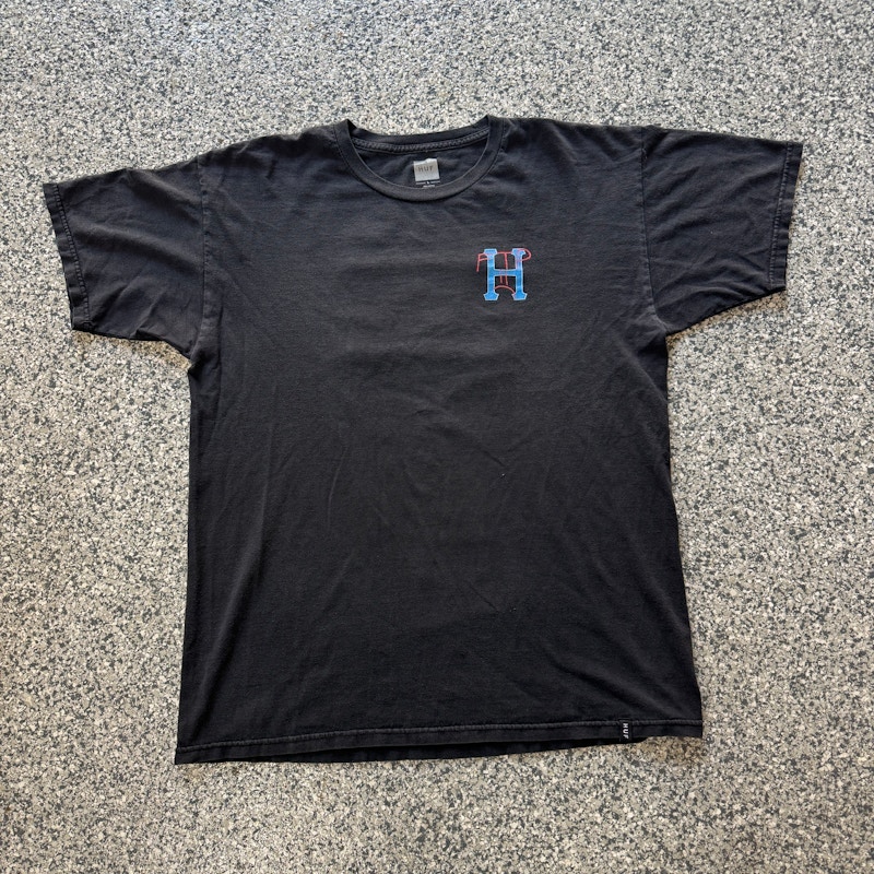 HUF x FTP T-Shirt Black