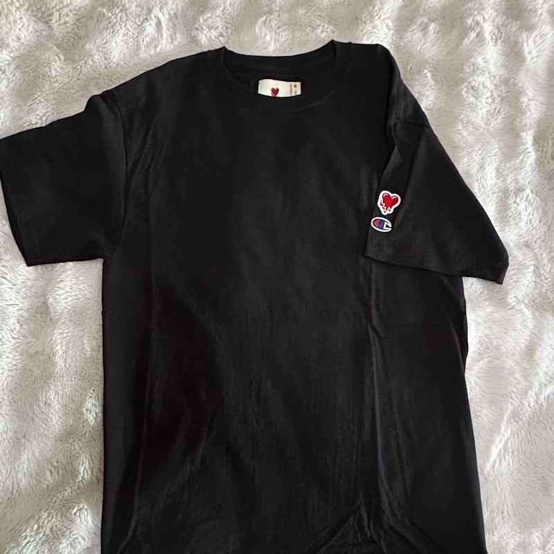 Emotionally Unavailable x Champion T-Shirt Black