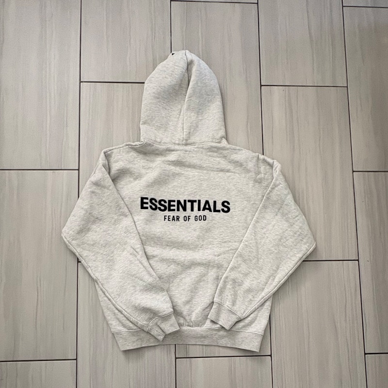Fear of God Essentials Hoodie Heather Oatmeal