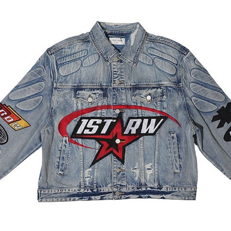 First Row Denim Jacket Blue