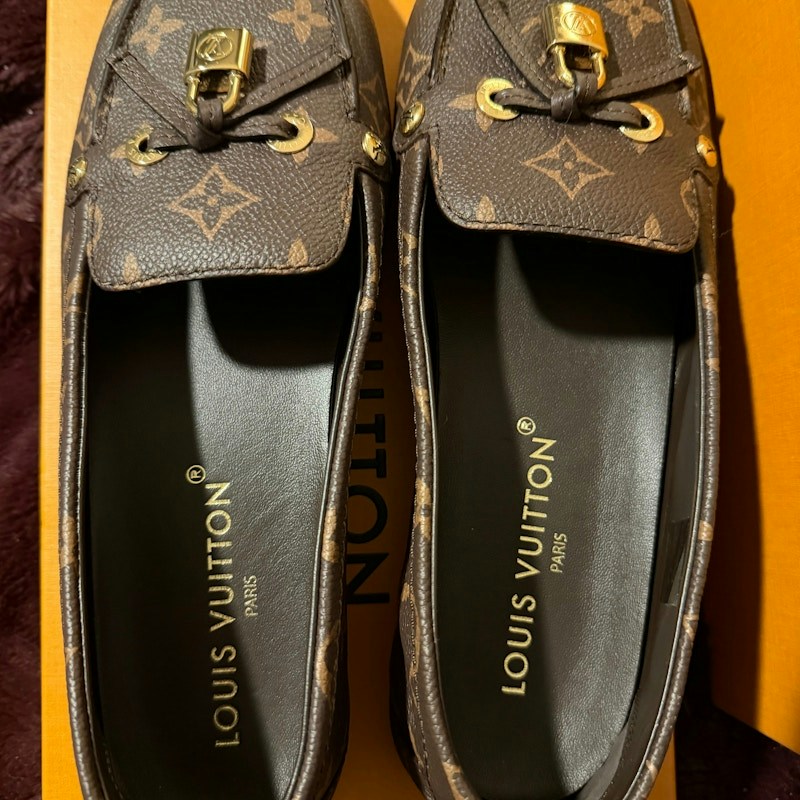 Louis Vuitton Flore Car Shoe Cacao Brown Monogram (Women's)