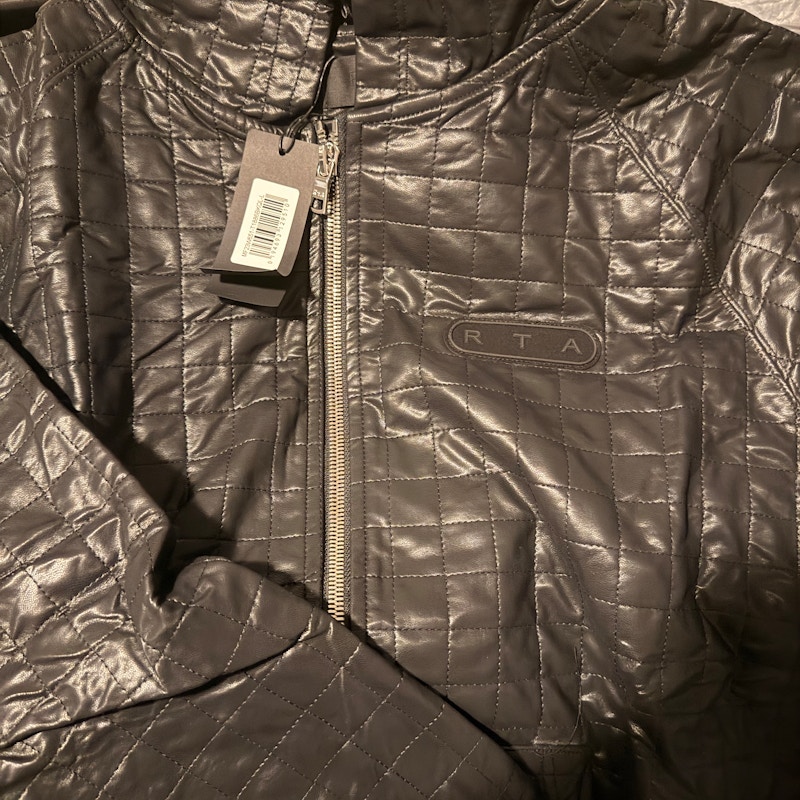 RTA Quilted Jacket Black