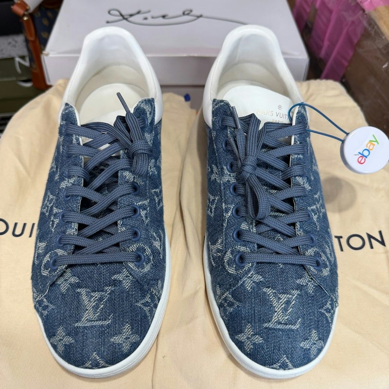 Louis Vuitton Luxembourg Sneakers Monogram Denim Blue