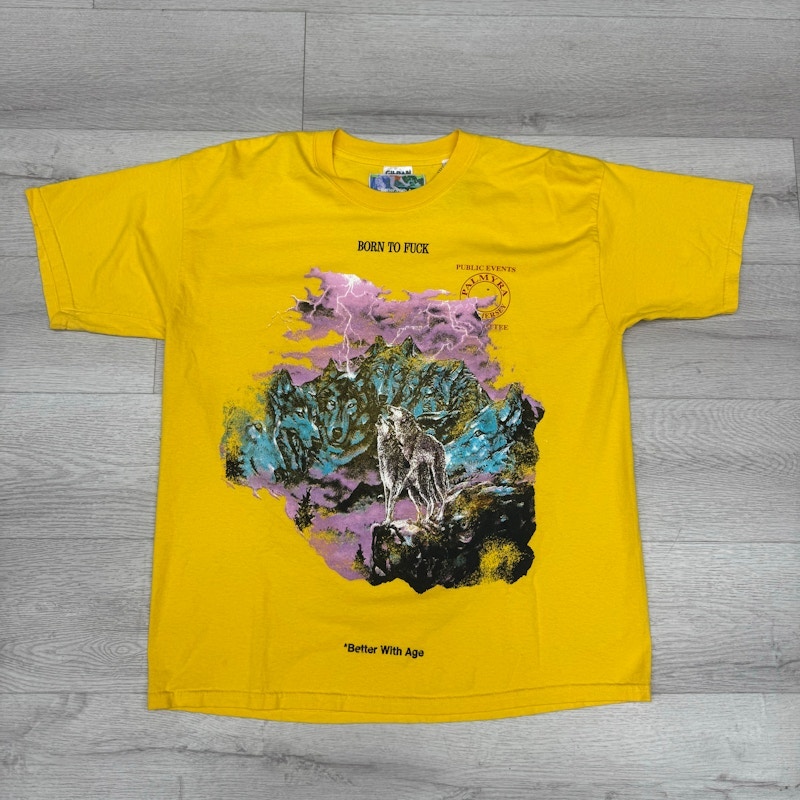Better With Age Feral Tee Yellow