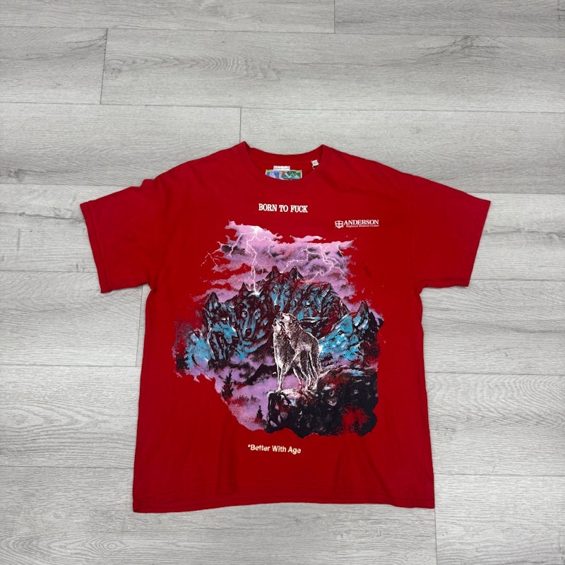 Better With Age Feral Tee Red