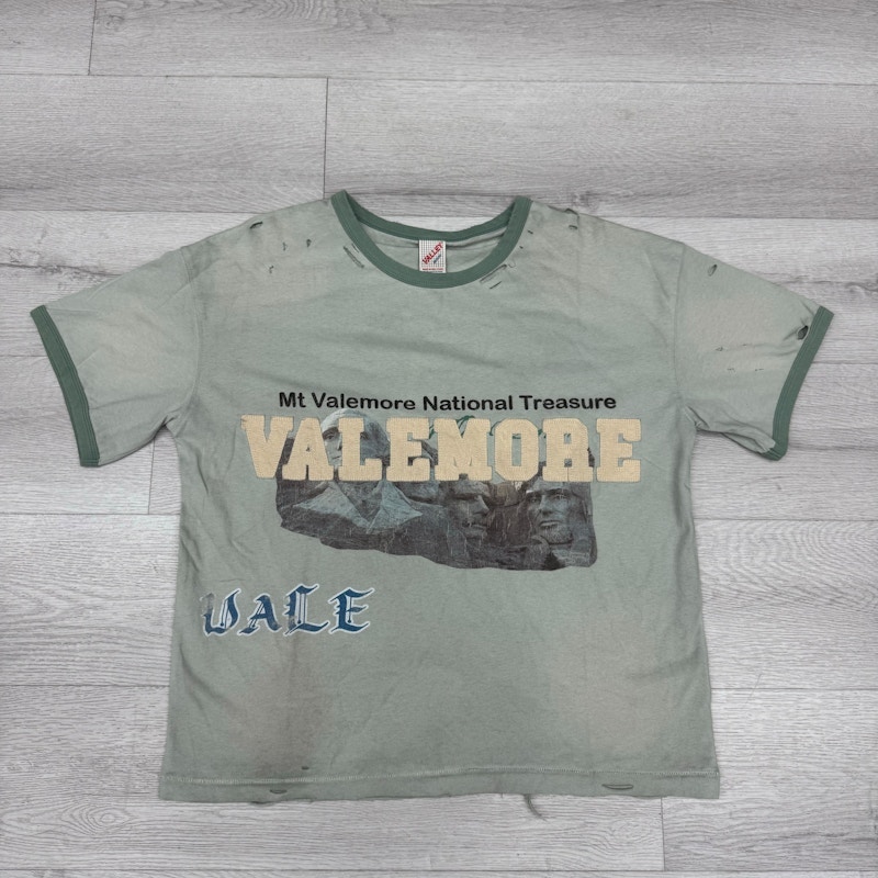 Vale Camp Ringer Tee Green