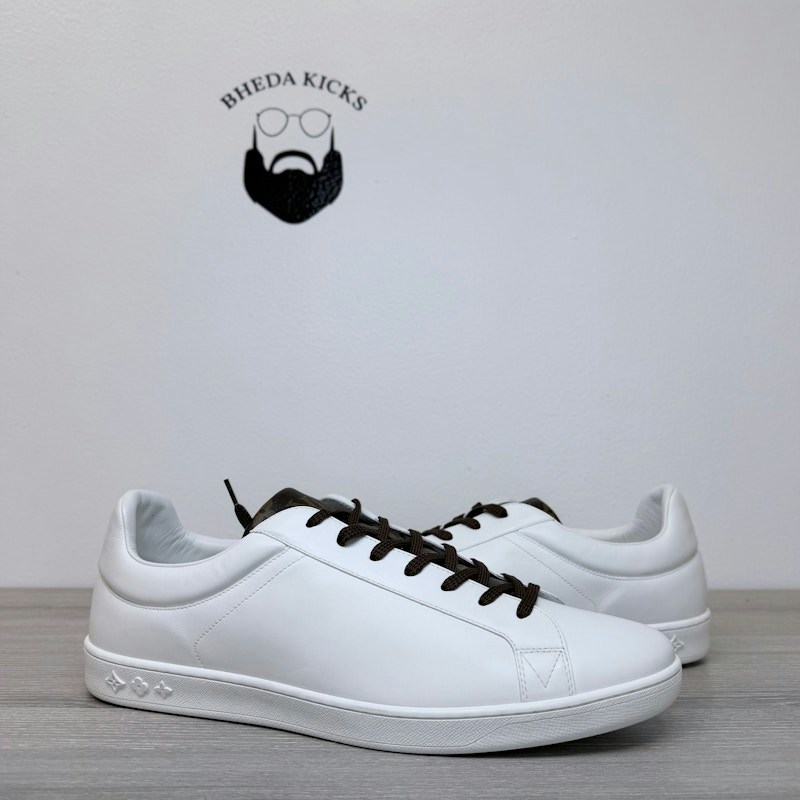 Louis Vuitton Luxembourg Sneaker White Brown Monogram