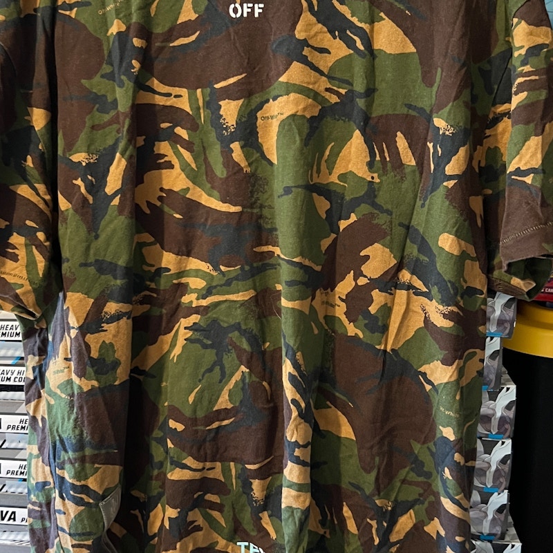 Off-White Temperature Camouflage T-Shirt Multicolored