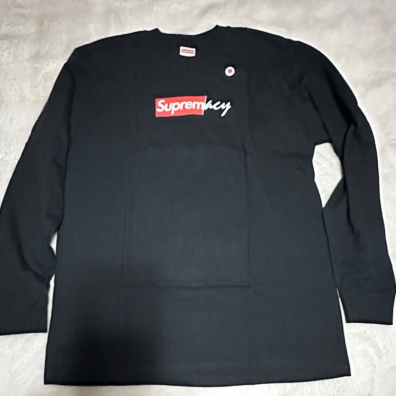 Supreme Supremacy Long Sleeve Tee Black