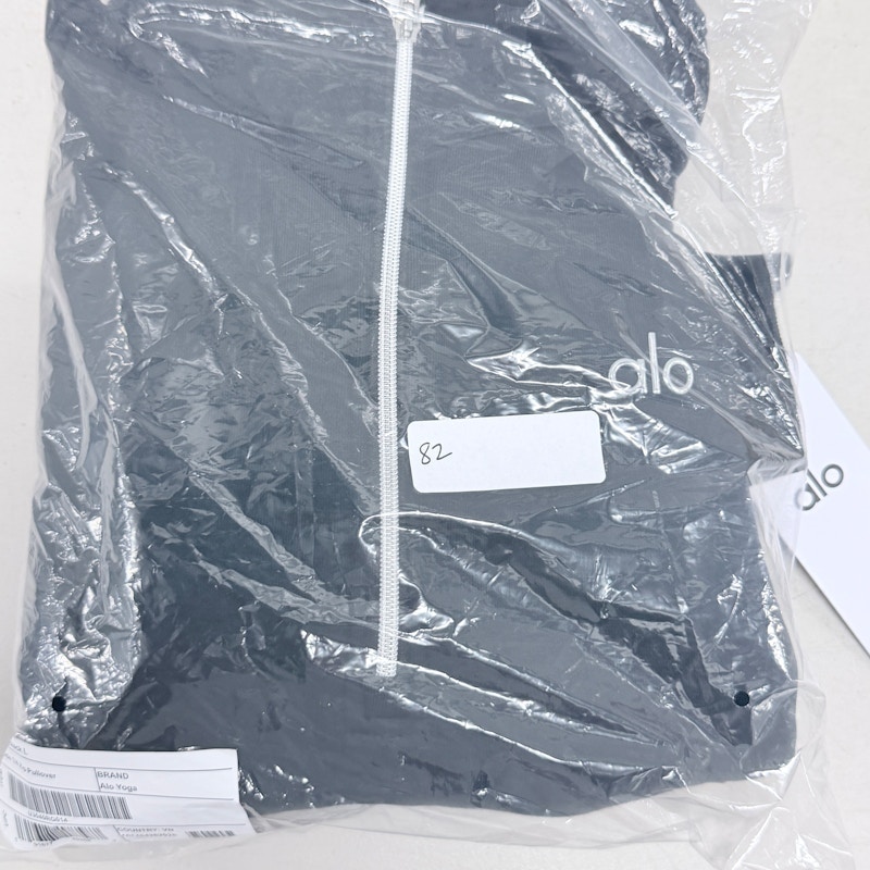 Alo Yoga Accolade 1/4 Zip Pullover Black