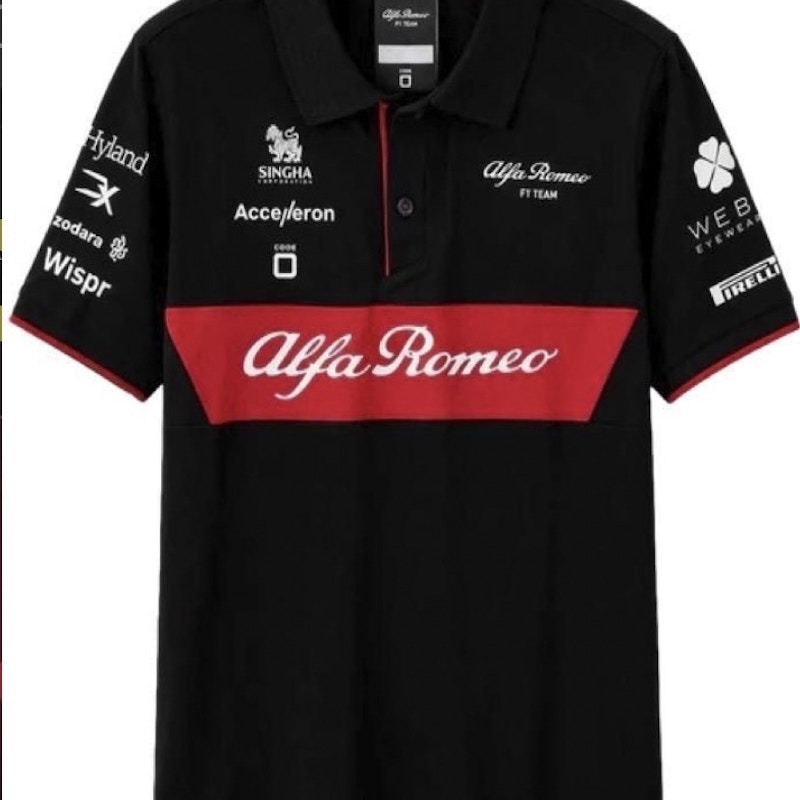 Alfa Romeo F1 Team Polo Shirt Black