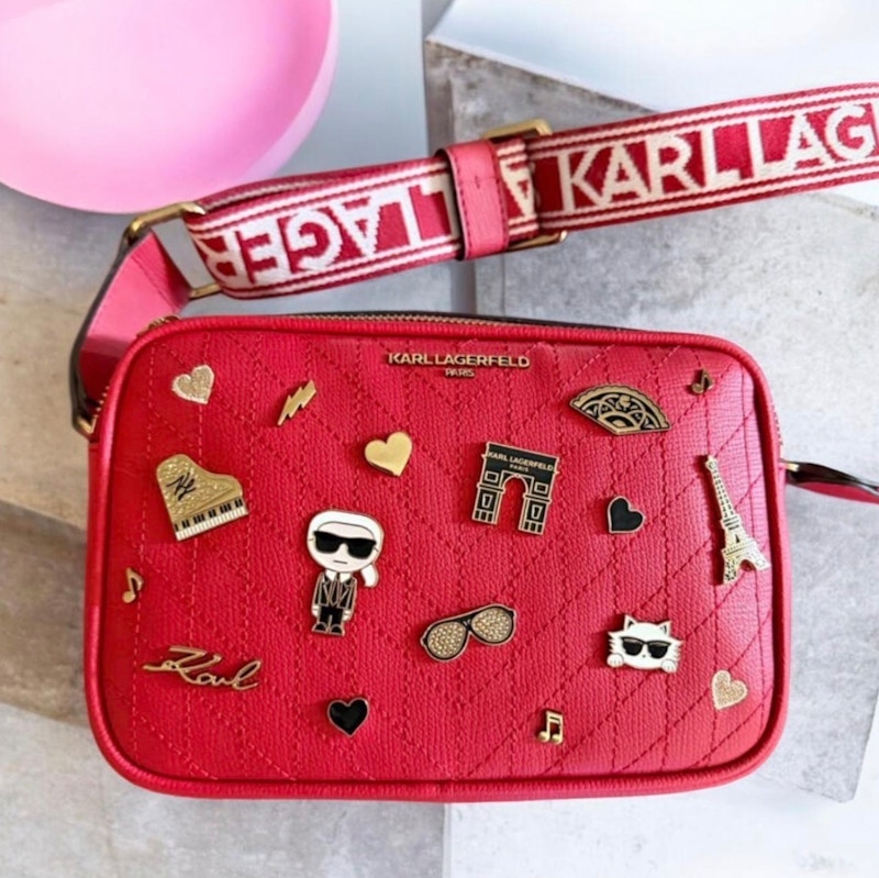 Karl Lagerfeld Paris Crossbody Bag Red