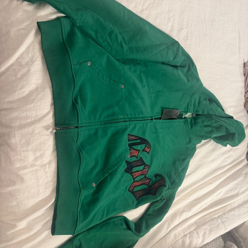 Godspeed Athleisure Full Zip Hooded Sweatshirt Green