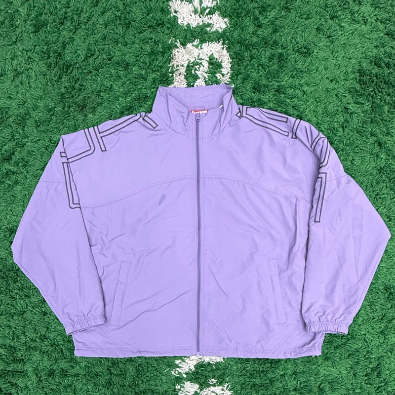 Supreme Piping Track Jacket Purple